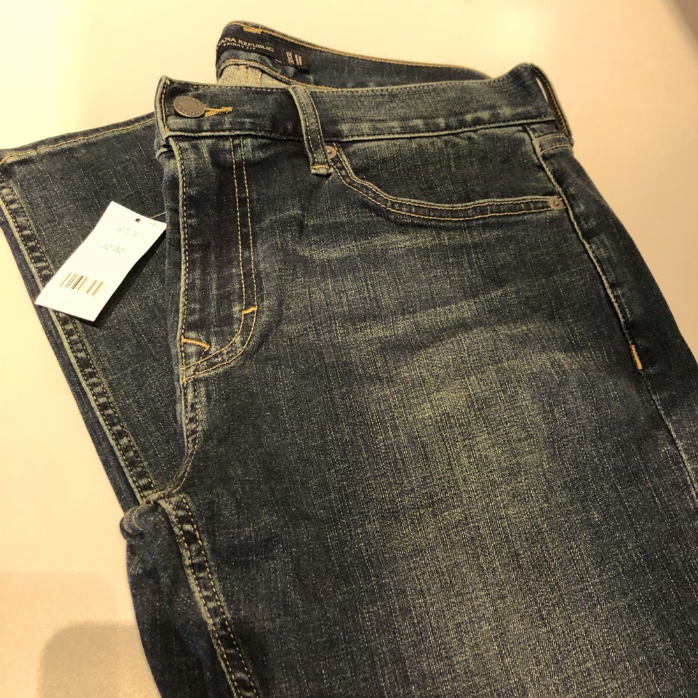 NWT Banana Republic Men’s Rapid Movement Skinny Denim Jeans